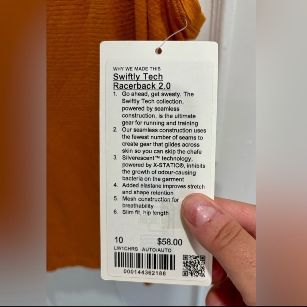 Lululemon Swiftly Tech 🧡 - Picture 6 of 9
